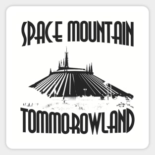 Space Mountain - Attraction - Dark Version Sticker